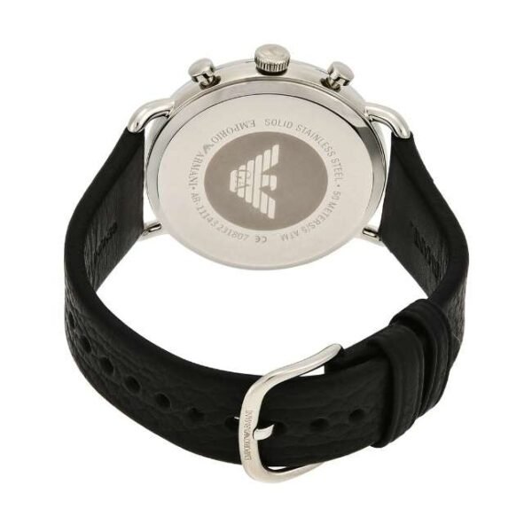 Emporio Armani Round Black Men Watch Ar11143