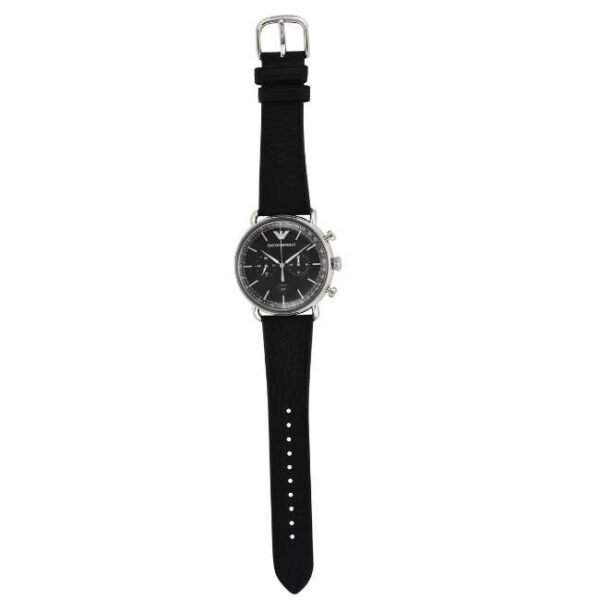 Emporio Armani Round Black Men Watch Ar11143