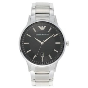 Emporio Armani Round Black Men Watch Ar11181