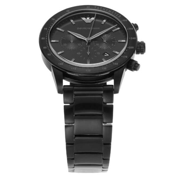 Emporio Armani Round Black Men Watch Ar11242