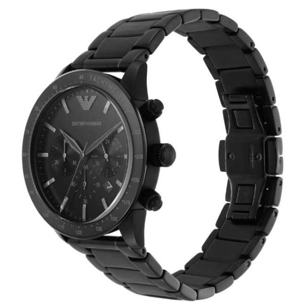 Emporio Armani Round Black Men Watch Ar11242