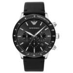 Emporio Armani Round Black Men Watch Ar11243