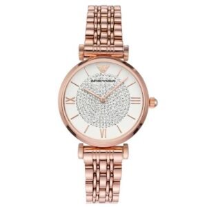 Emporio Armani Round White Women Watch Ar11244