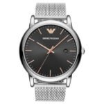 Emporio Armani Round Black Men Watch Ar11272
