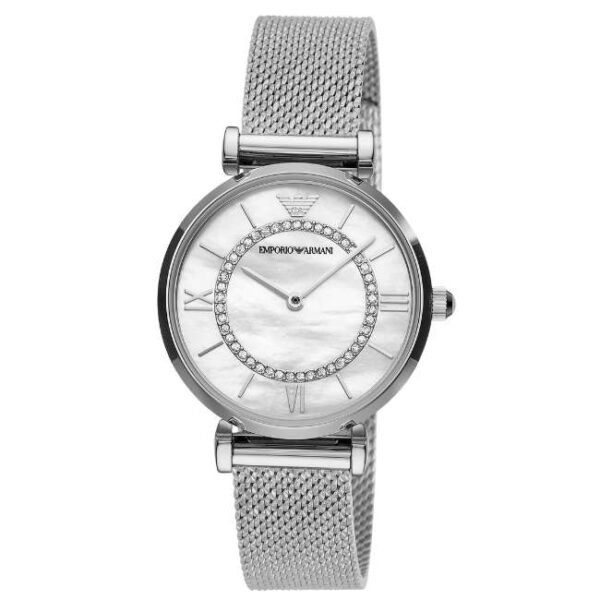 Emporio Armani Round Mother Of Pearl Women Watch Ar11319