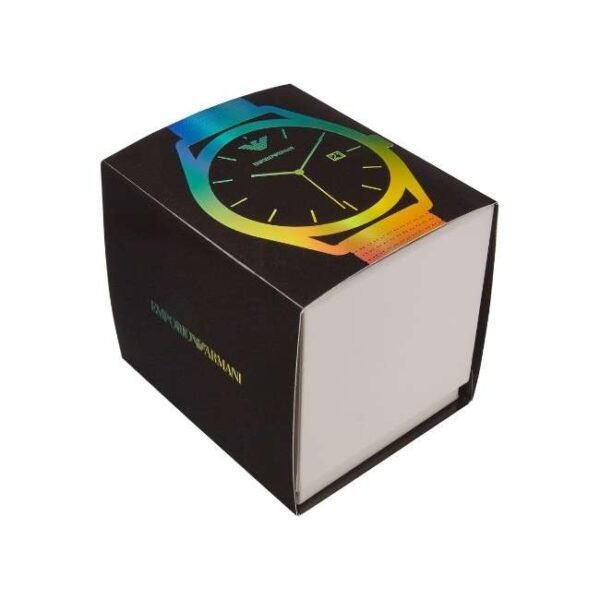 Emporio Armani Round Black Men Watch Ar11328