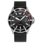 Emporio Armani Round Black Men Watch Ar11341
