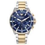 Emporio Armani Round Blue Men Watch Ar11362