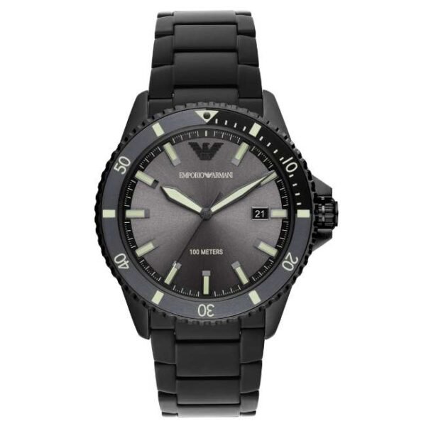 Emporio Armani Round Gray Men Watch Ar11398