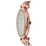 Emporio Armani Round Brown, Silver Women Watch Ar11402