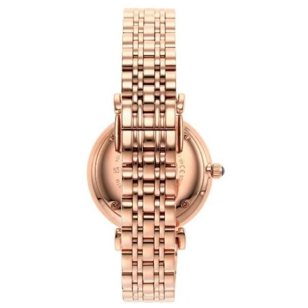 Emporio Armani Round Brown, Silver Women Watch Ar11402