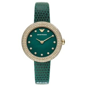 Emporio Armani Round Green Women Watch Ar11419
