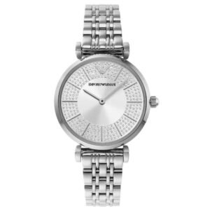 Emporio Armani Round Silver Women Watch Ar11445