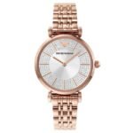 Emporio Armani Round Silver Women Watch Ar11446