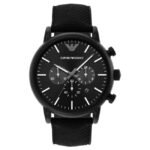 Emporio Armani Round Black Men Watch Ar11450