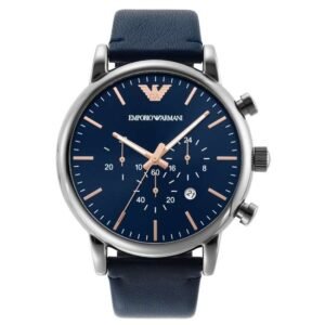 Emporio Armani Round Blue Men Watch Ar11451