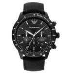 Emporio Armani Round Black Men Watch Ar11453
