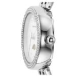 Emporio Armani Round Mother Of Pearl, White Women Watch Ar11461