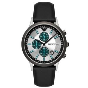 Emporio Armani Round Silver Men Watch Ar11473