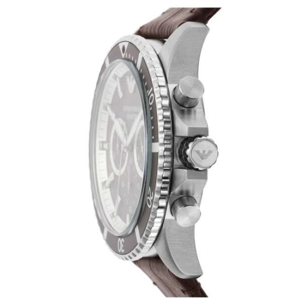 Emporio Armani Round Brown Men Watch Ar11486