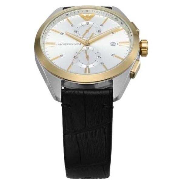 Emporio Armani Round Silver Men Watch Ar11498