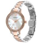 Emporio Armani Round White Mother Of Pearl Women Watch Ar11499