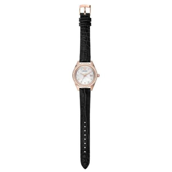 Emporio Armani Round Mother Of Pearl, White Women Watch Ar11505