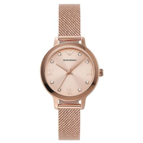 Emporio Armani Round Pink Women Watch Ar11512