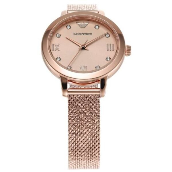 Emporio Armani Round Pink Women Watch Ar11512