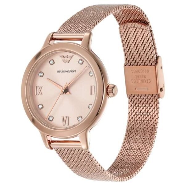 Emporio Armani Round Pink Women Watch Ar11512