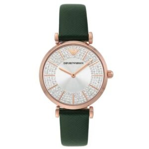 Emporio Armani Round Silver Women Watch Ar11517