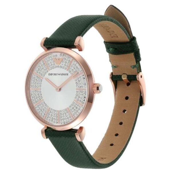 Emporio Armani Round Silver Women Watch Ar11517