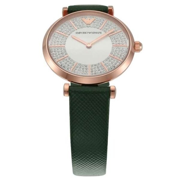 Emporio Armani Round Silver Women Watch Ar11517