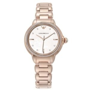 Emporio Armani Round Mother Of Pearl Women Watch Ar11523
