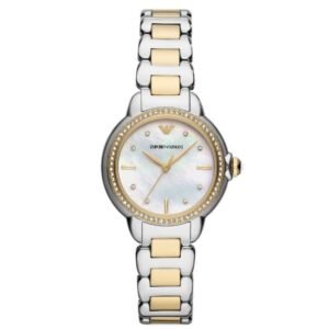 Emporio Armani Round Mother Of Pearl Women Watch Ar11524
