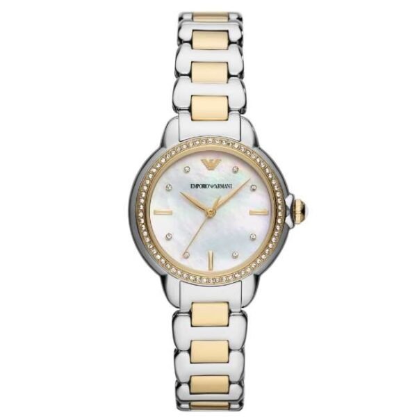 Emporio Armani Round Mother Of Pearl Women Watch Ar11524