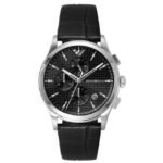 Emporio Armani Round Black Men Watch Ar11530