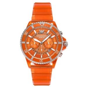 Emporio Armani Round Orange Men Watch Ar11535