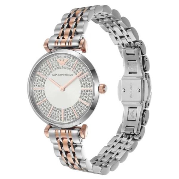 Emporio Armani Round Silver Women Watch Ar11537