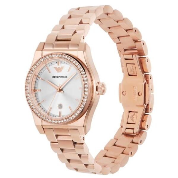 Emporio Armani Round Silver Women Watch Ar11558