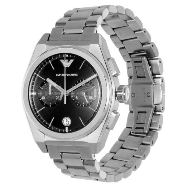 Emporio Armani Round Black Men Watch Ar11560