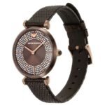 Emporio Armani Round Brown Women Watch Ar11565