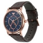Emporio Armani Round Blue Men Watch Ar11566