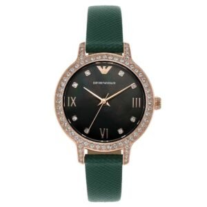 Emporio Armani Round Green Women Watch Ar11577
