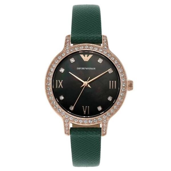 Emporio Armani Round Green Women Watch Ar11577