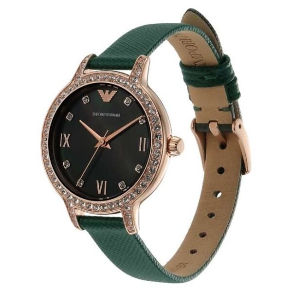 Emporio Armani Round Green Women Watch Ar11577