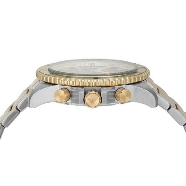 Emporio Armani Round Gold, Green Men Watch Ar11586