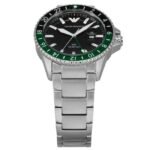 Emporio Armani Round Black Men Watch Ar11589