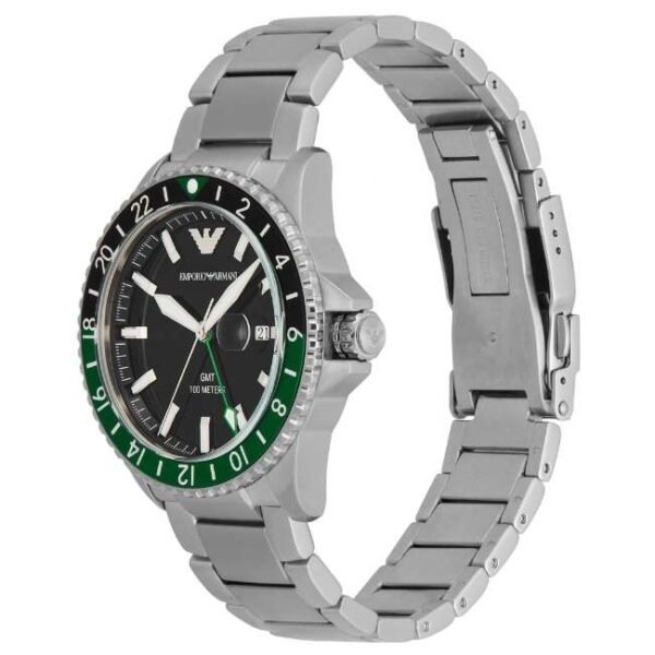 Emporio Armani Round Black Men Watch Ar11589