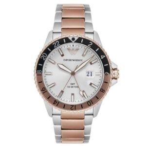 Emporio Armani Round White Men Watch Ar11591